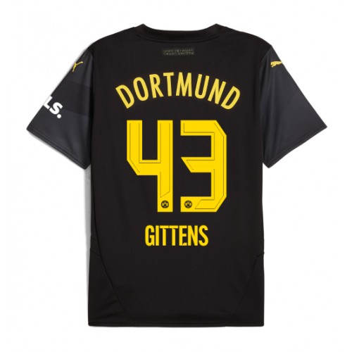 Moški Nogometni dresi Borussia Dortmund Jamie Bynoe-Gittens #43 Gostujoči 2024-25 Kratek Rokav